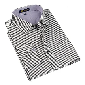 Мужская рубашка в клетку DAVYDAISY, Повседневная рубашка с длинными рукавами, 20 цветов, DS132