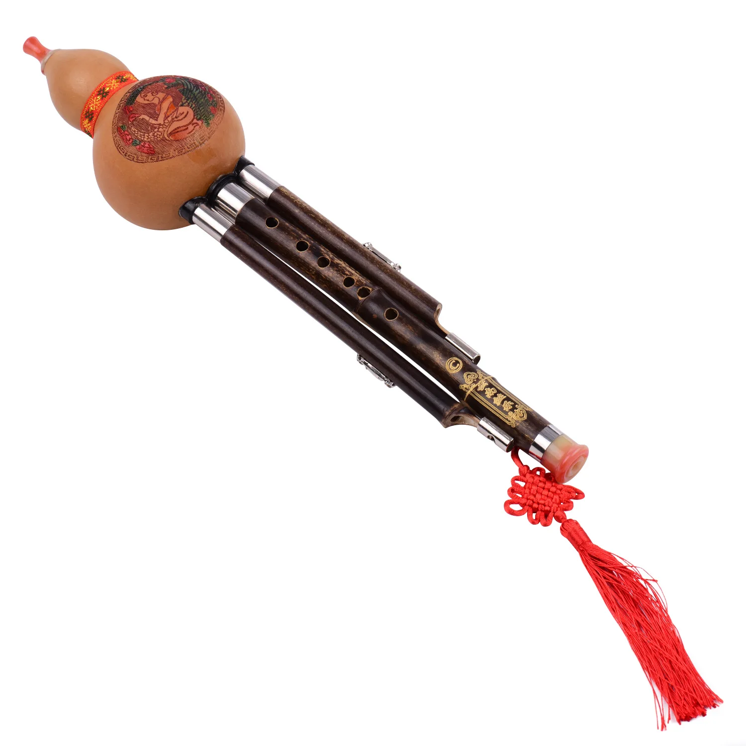 3 тона C Key Hulusi Gourd флейта черные бамбуковые трубы китайский традиционный