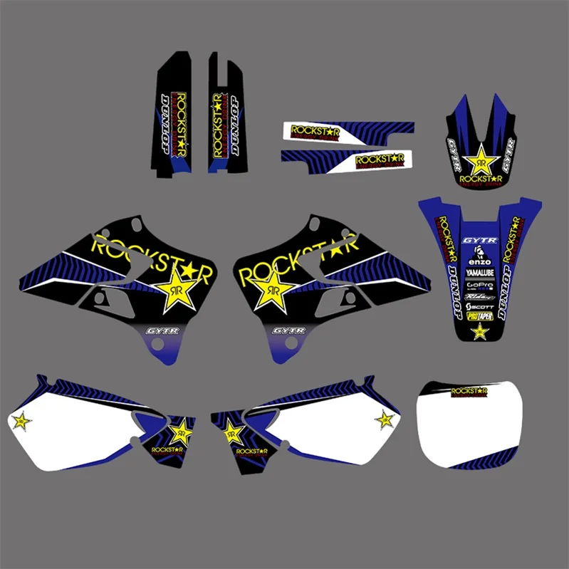 

Мотоцикл YZ 125 YZ 250 индивидуальный дизайн наклейки на мотоцикл для YAMAHA YZ125 YZ250 1996 1997 1998 1999 2000 2001