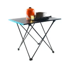 Стол для кемпинга на открытом воздухе, садовые столы с чехлом, стол для пикника из алюминиевого сплава, ссветильник прочный складной стол