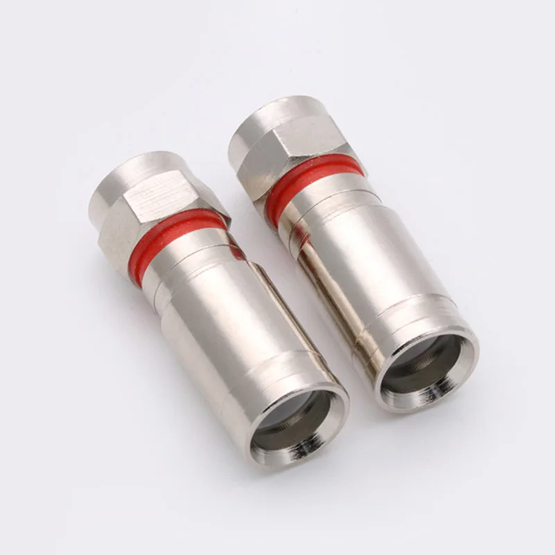 3 шт. RG6 всепогодный F компрессионный соединитель RG 6 радиочастотный коаксиальный