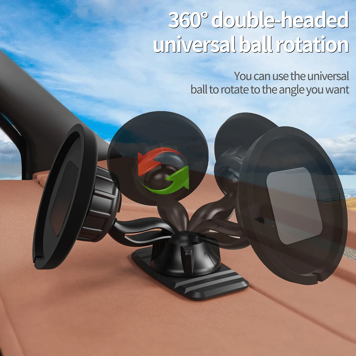 Magnetic Car Holder for iPhone 12 Samsung Dashboard GPS Car Navigation Phone Stand Holder Universa Car Support Mount