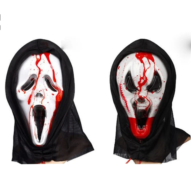 Унисекс детская маска для лица на Хэллоуин с ужасами призраком из фильма Смерть