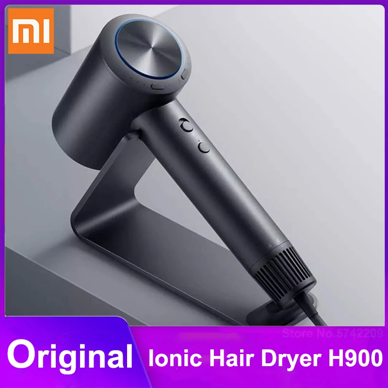 

Xiaomi Mijia Ionic Hair Dryer H900 Negative Ion High Speed Fast Hair Drying With Diffuser Stand Holder High speed Hair Dryer