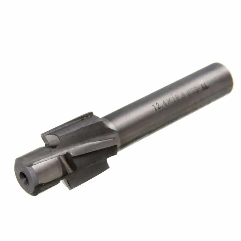 7pcs M3.2-M12.4 HSS Counterbore End Mill Pilot Slotting Tool Milling Cutter