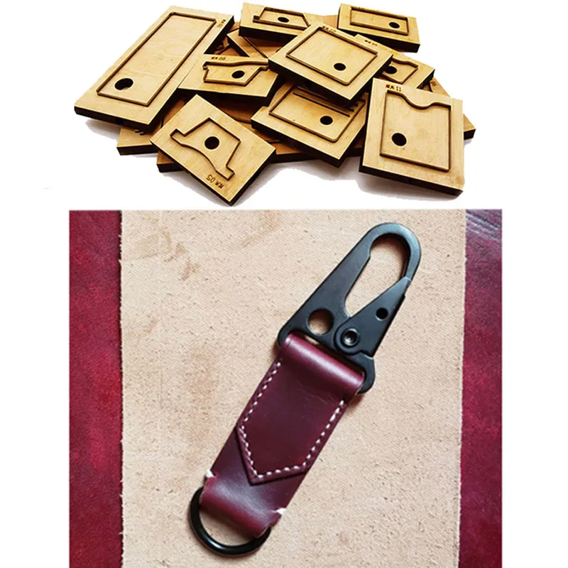 Japan Steel Blade Rule Die Cut Punch Key Chain DIY Leather Handmade Craft Keychain Keyring Sewing Pattern 20x57mm | Дом и сад