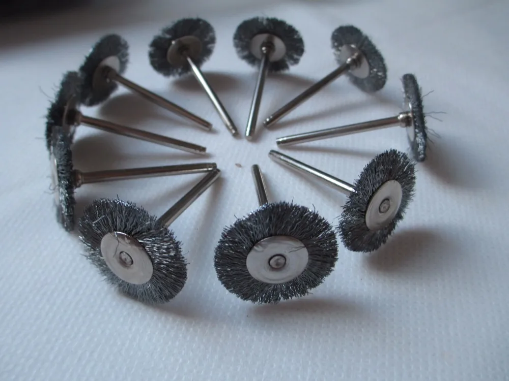 

Fixmee 20pcs Stainless Steel Wire Wheel Brushes for Die Grinder Dremel Accessories Rotary Tool Free Shipping