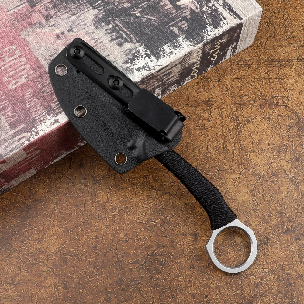 Портативный керамбит тактический нож с фиксированным лезвием D2 Карманный CS Go