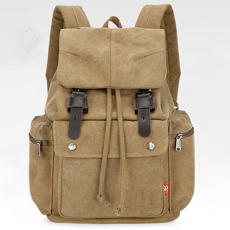 

European Style Casual Canvas Backpacks For Men and Women Large Capacity Computer Bags Canvas Cotton Couples Laptop Bags H300