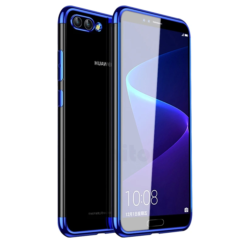 Роскошный чехол UPaitou с покрытием для Huawei Nova 2 Lite Plus 2i 2S мягкий прозрачный