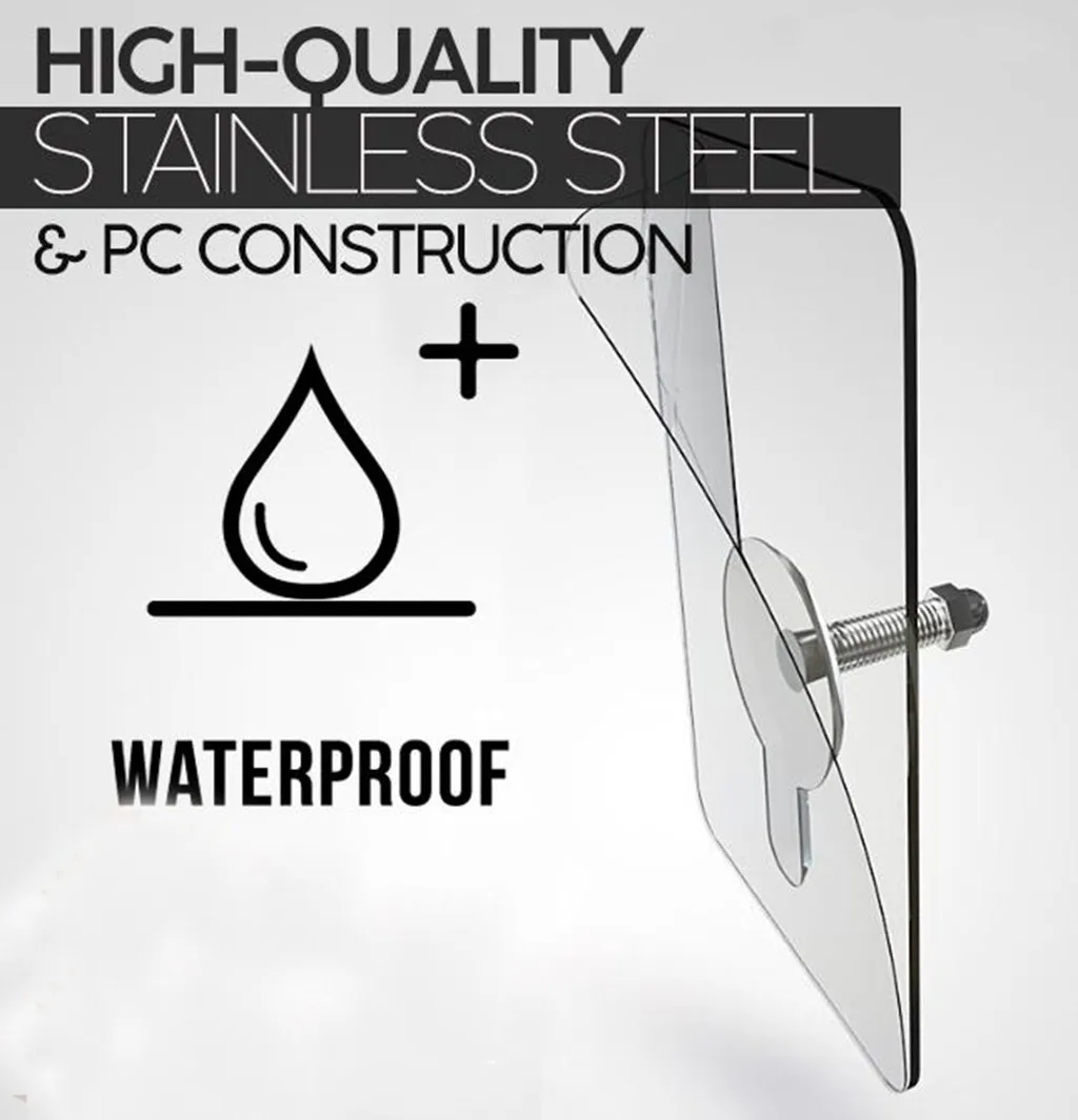 4 шт прочных ногтей Бесплатная крюк в стену прямой винт-Тип прозрачная лента Не