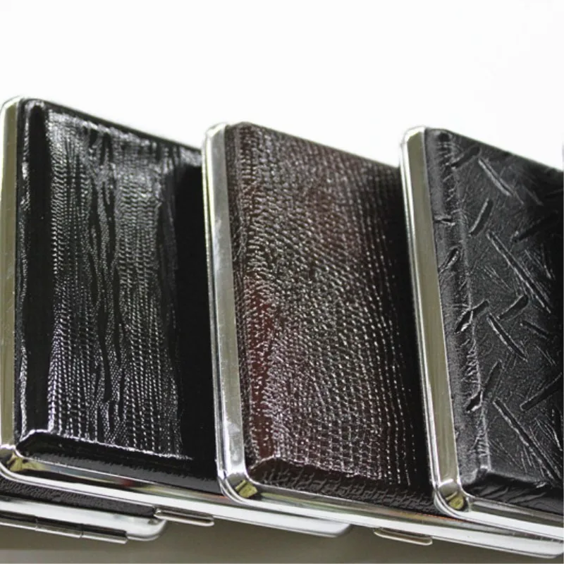 Металлическая резиновая Зажигалка для хранения сигарет в алюминиевом