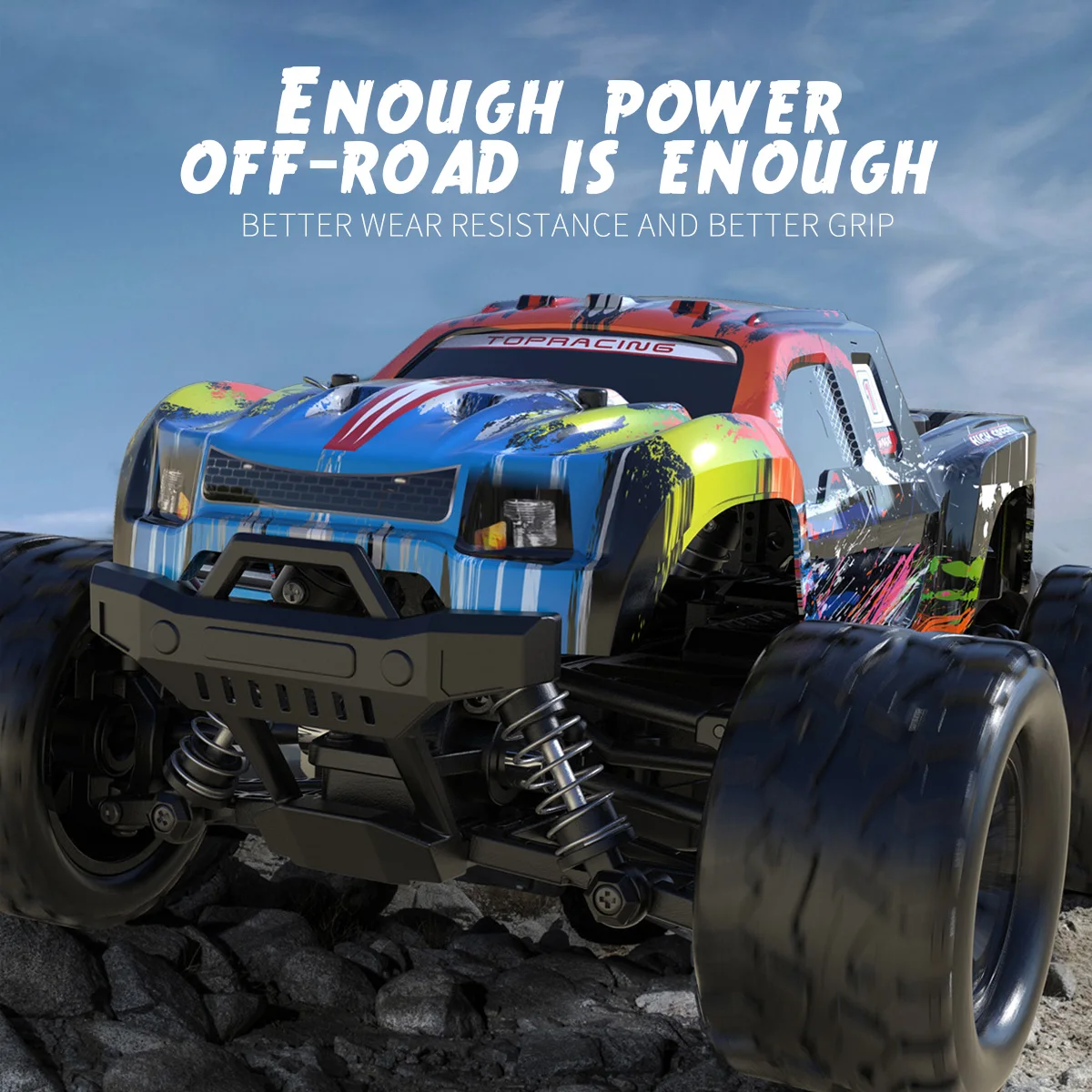 2021 New 2.4Ghz 1:18 RC Car High-Speed 40 Km/h Four-Wheel Drive Full-scale Steering Professional Off-Road Vehicle Toys | Игрушки и хобби