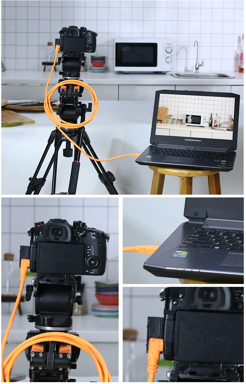 

USB Type-c cable for A7R4 A7R3 A7M3 camera cannon R RP camera connect to compute/Laptop tethered shooting line