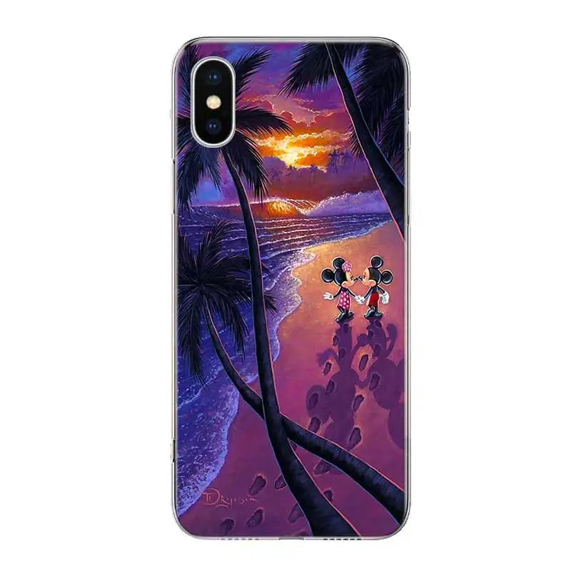 Чехол для телефона с изображением Микки и Минни чехол Apple iPhone 11 Pro Max 7 8 6 6S Plus + X XS MAX
