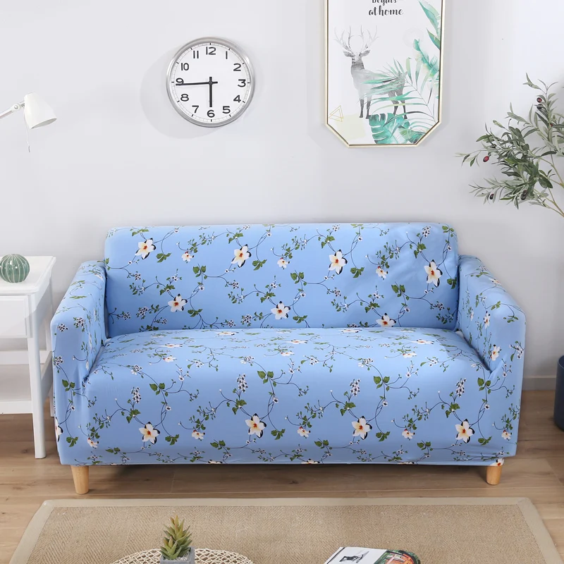 Спандекс эластичный чехол на диван плотно обертывается все включено чехлы для