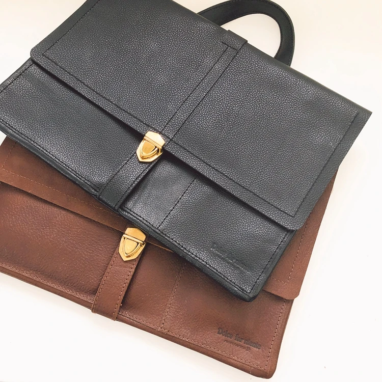 Портфель мужской из натуральной кожи многофункциональная сумка для ноутбука с