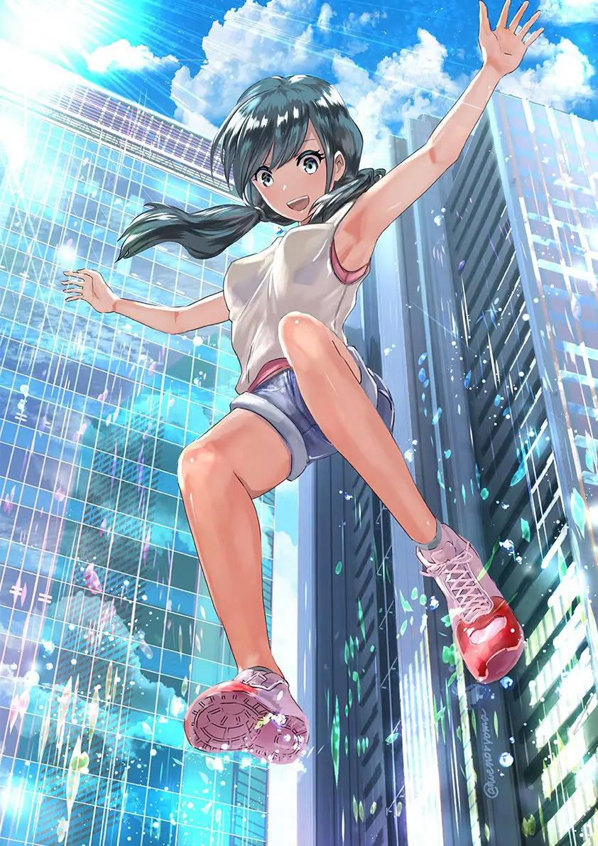 E171 Makoto Shinkai японское аниме фильм выветривание с вами покрытый плакат и печать белая бумага картина Decorativefor домашний декор - Цвет: E171