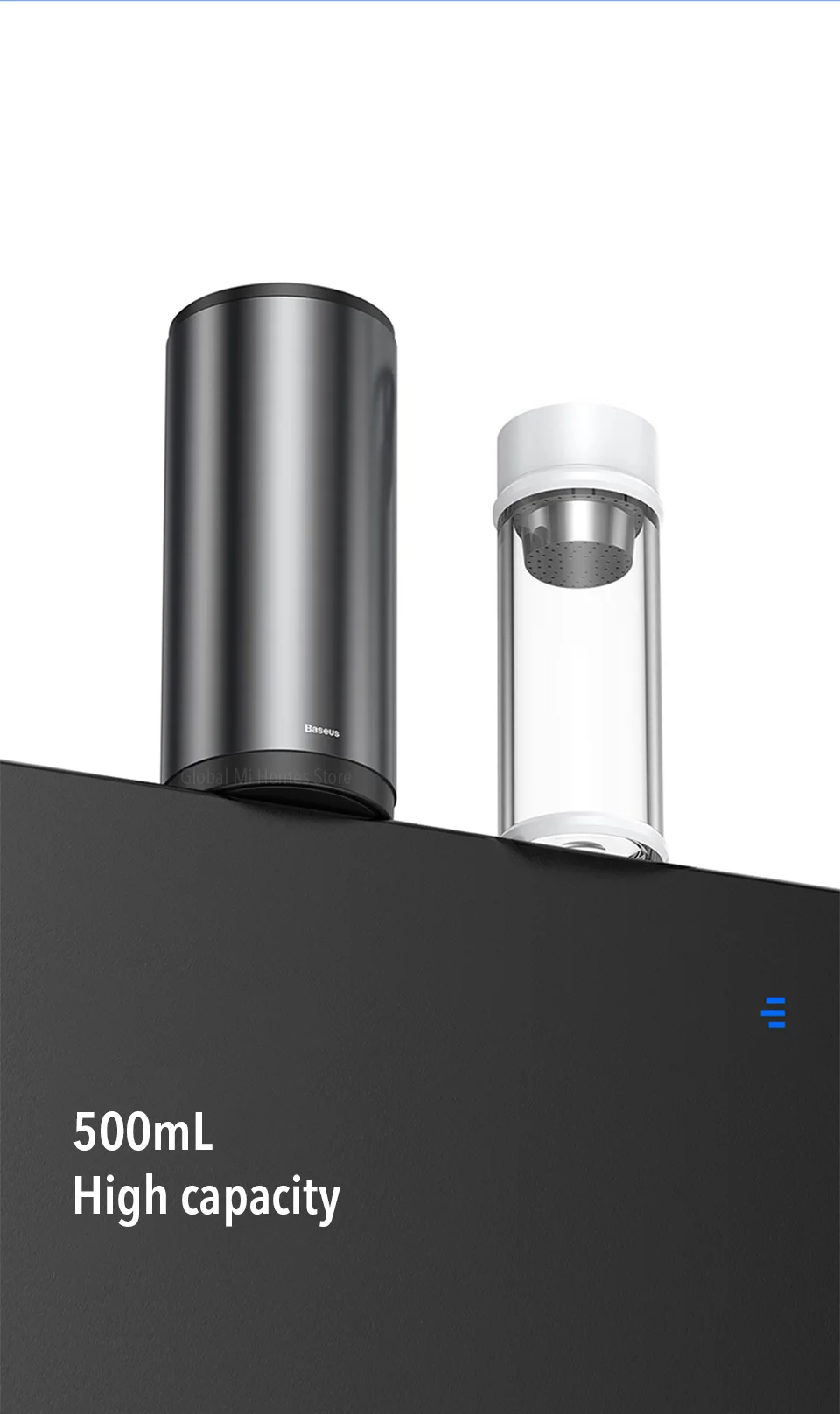 Xiaomi Youpin BASEUS мусорное ведро, мешок для мусора, мини-Инновационный складной, многофункциональные сосуды в автомобиле