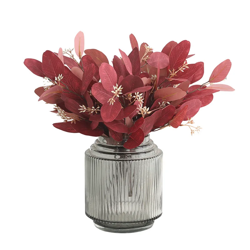 

Шелковый эвкалипт, Полихроматическое свадебное украшение, венок, подарок, декоративное украшение для дома и офиса, высокое качество