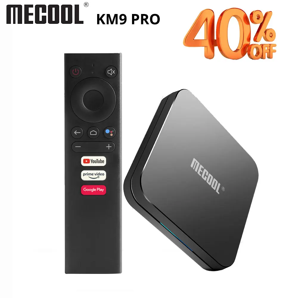 Android Box TV Mecool KM9 PRO Classic ip 4K Deluxe 10 11 Wifi игровой медиаплеер Google Certified S905X2 USB3.0 xioami