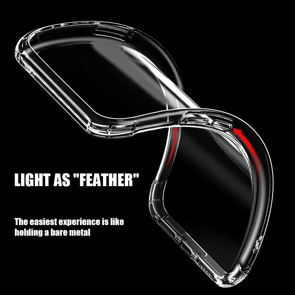 

New Clear Thin Case For Realme 5 6 X2 Pro 5S 3 Soft Luxury Phone Case For Realme C11 C12 C15 X50 XT Transparent Protector Cover