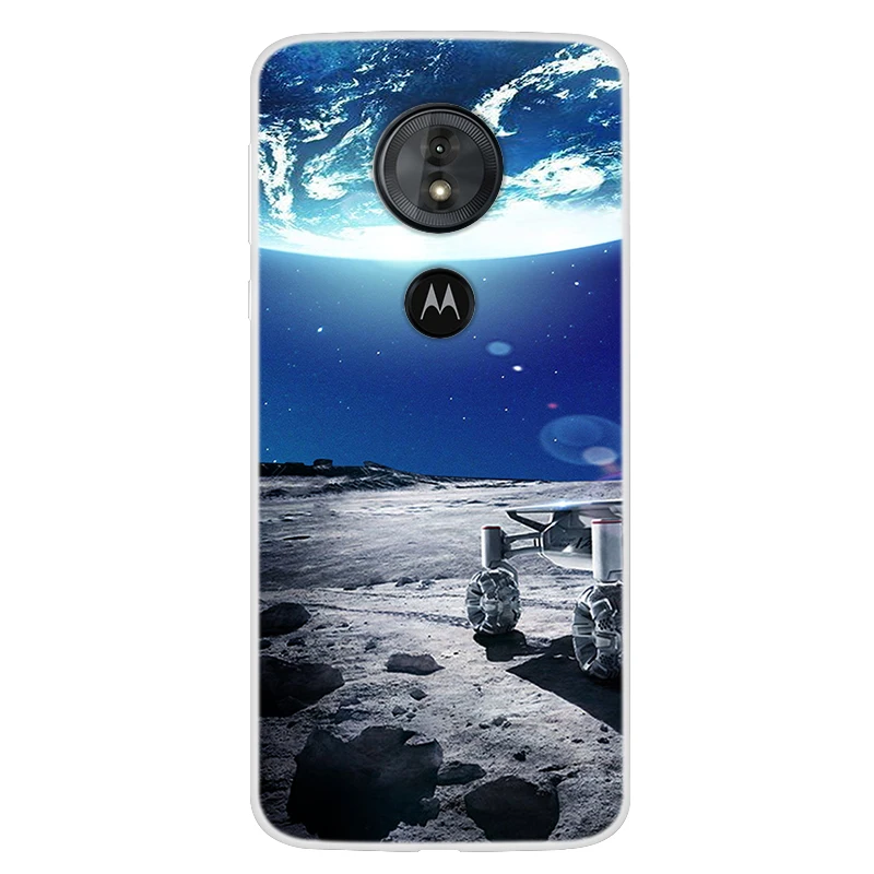 Силиконовый чехол для Motorola Moto E5 Plus MoteE5 Play Ультратонкий с принтом звездной планеты