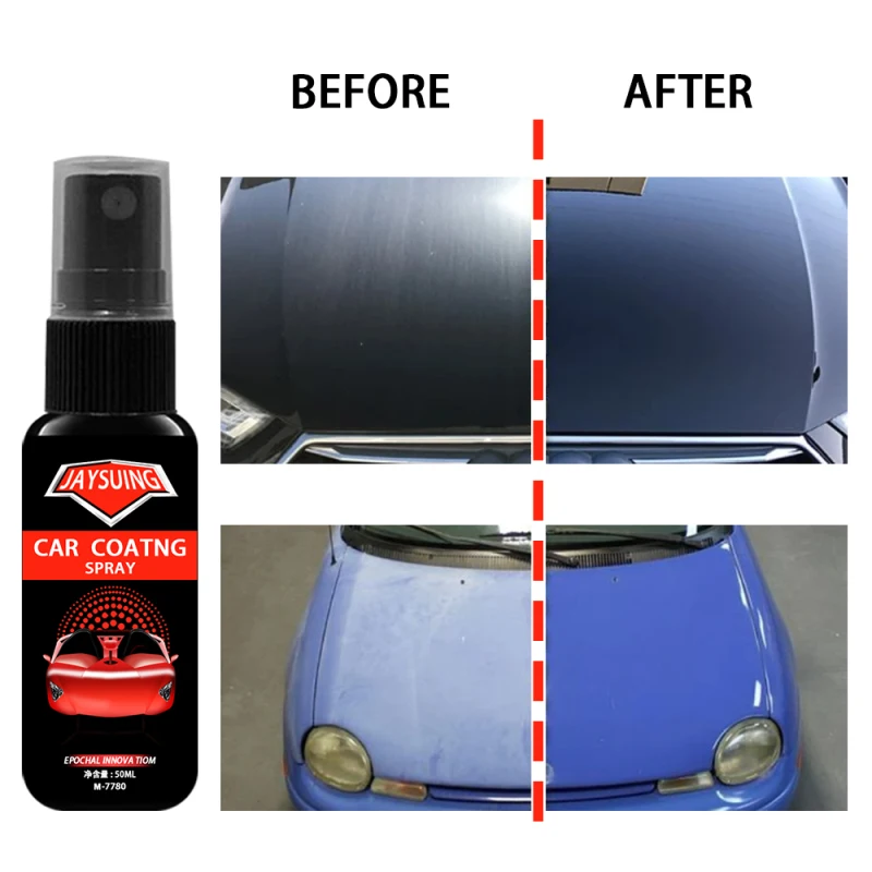 30/50ml Auto Anti-scratch Spray Type Crystal Plating Liquid Ceramic Coating 9H Car Lacquer Paint Care Polish TSLM1 | Автомобили и