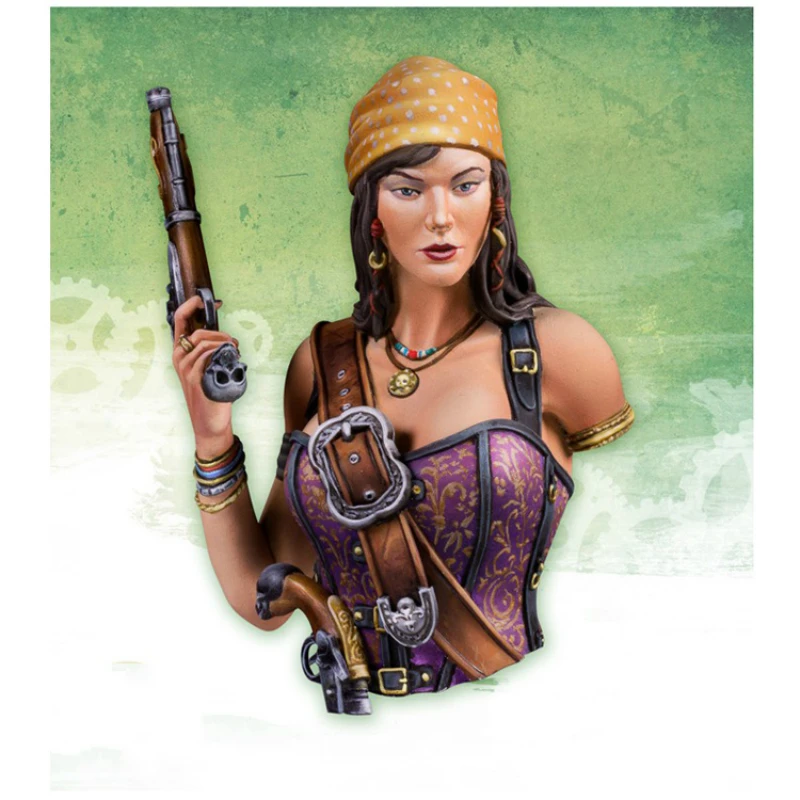 1/12 масштабные модели бюст полимерный MARY READ(двойная головка) неокрашенные наборы X167G