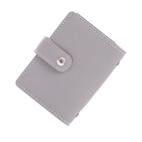gray Противоугонная щетка щит NFC/rfid-карта Пакет 26 слотов для карт креативный визитница держатель для кредитных карт Обложка для паспорта - Цвет: gray