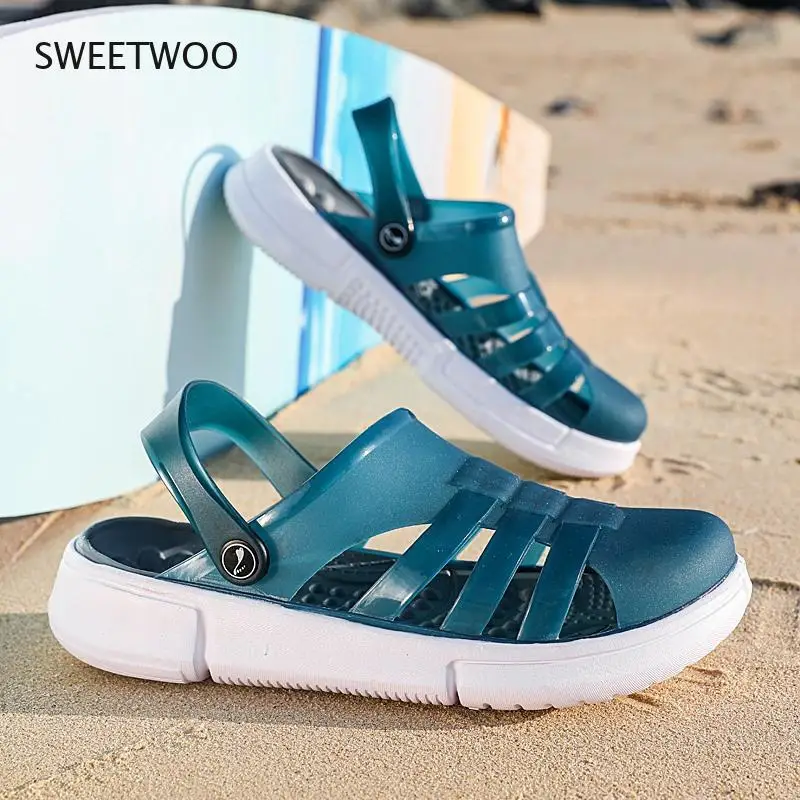 

Сандалии мужские летние из ЭВА, плоская платформа, Повседневные Легкие, для пляжа и водных видов спорта, 2021