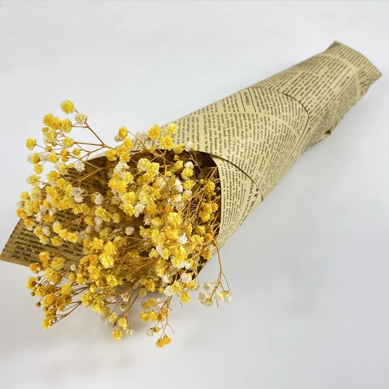 

Gypsophila Natural Dried Flowers Bouquet Decoration DIY Craft Gifts Packing Sky Stars Photo Props Home Decor Preserve Floral