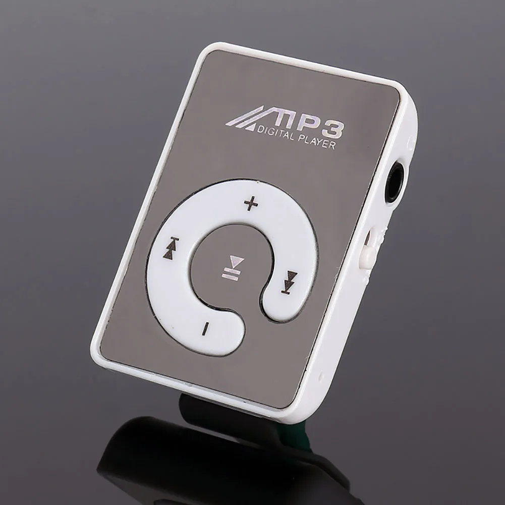Mini Mirror Clip USB Digital Mp3 Music Player Portable Walkman Support 8GB SD TF Card Sport MP3 | Электроника