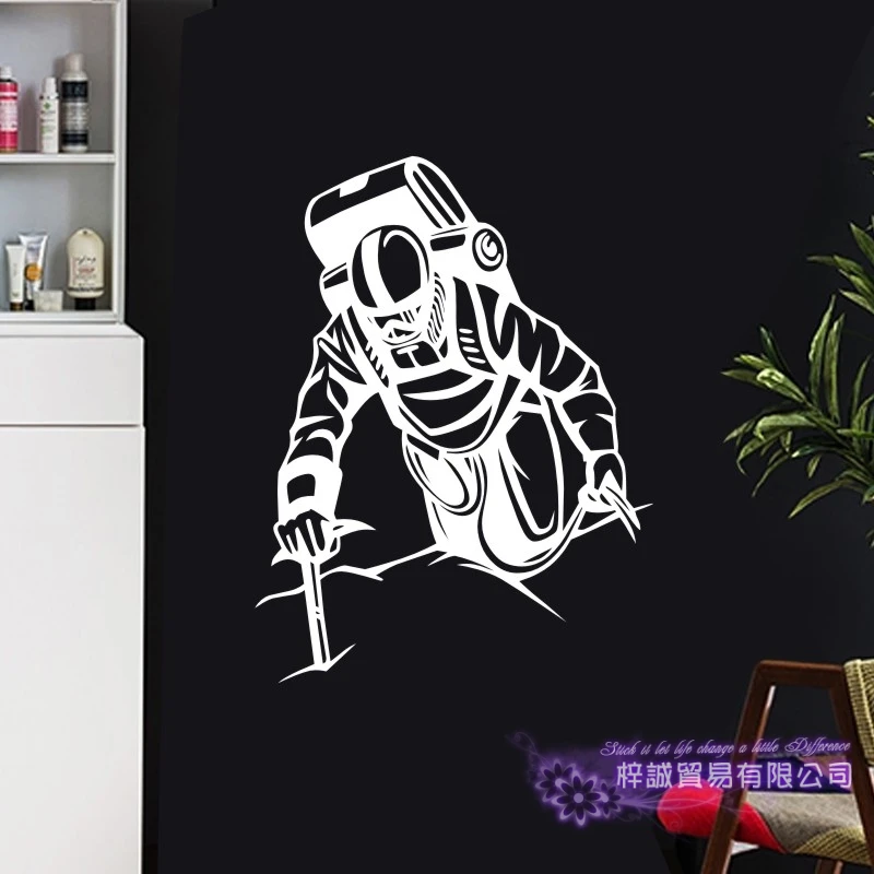 Альпинистские настенные стикеры виниловые альпинистские наклейки Pegatina Декор