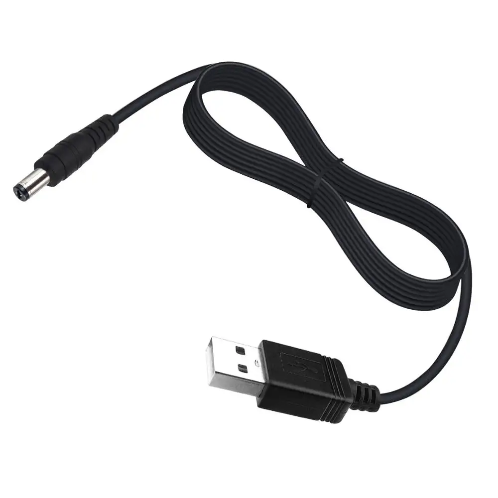 USB к DC 5 5x2 1 мм Цилиндрический разъем центральный контактный Положительный Кабель