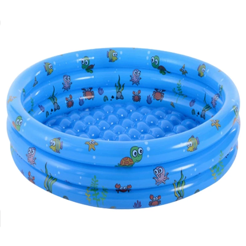 

Inflatable Swimming Pool 125CM ThickEnvironmental Protection PVC Children's Swimming Pool Bathtub with Pump