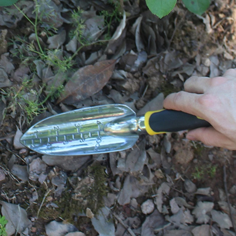 

Sturdy Blade Solid Aluminum Gardening Tool Gardening Tool Aluminum Shovel with Scale Shovel