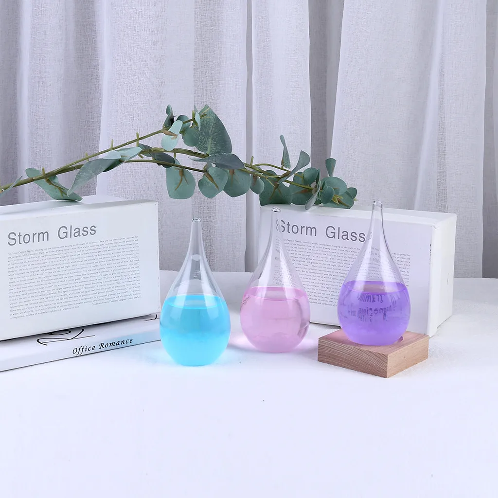 Свадебное украшение Хрустальная бутылка в форме капли воды стеклянный декор