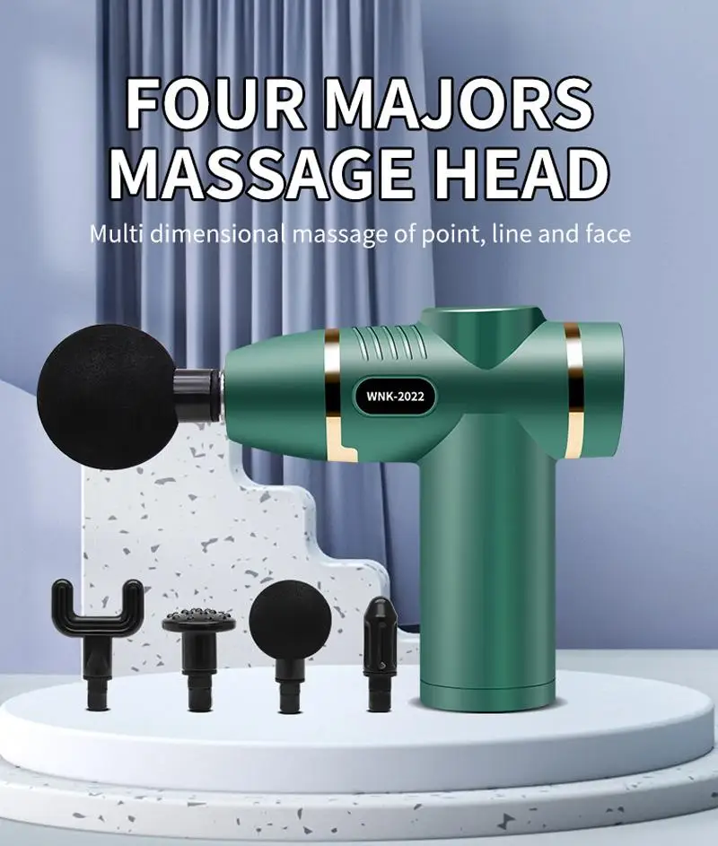 

2021 New Mini Fascia Gun Electric Massager Wireless Portable USB Rechargeable Pocket Fascia Gun Muscle Relaxer Fitness Device