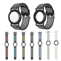 case for apple airtags soft silicone strap air tag anti scratch bracelet protective cover shell for airtag children watch strap