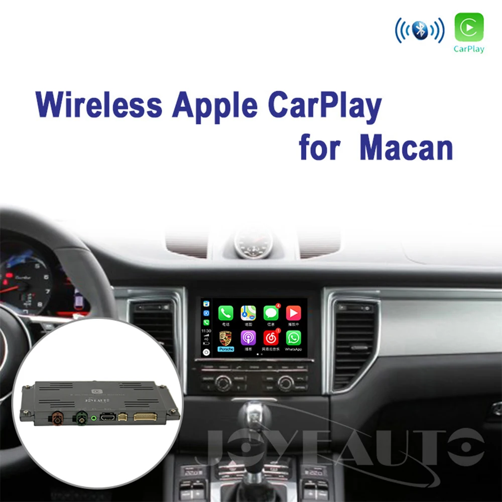 for macan Joyeauto OEM беспроводной Apple CarPlay для Porsche PCM 3,1 Android Авто Cayenne Macan Cayman Panamera Boxster 718 991 911 автомобильный игровой - Цвет: for macan