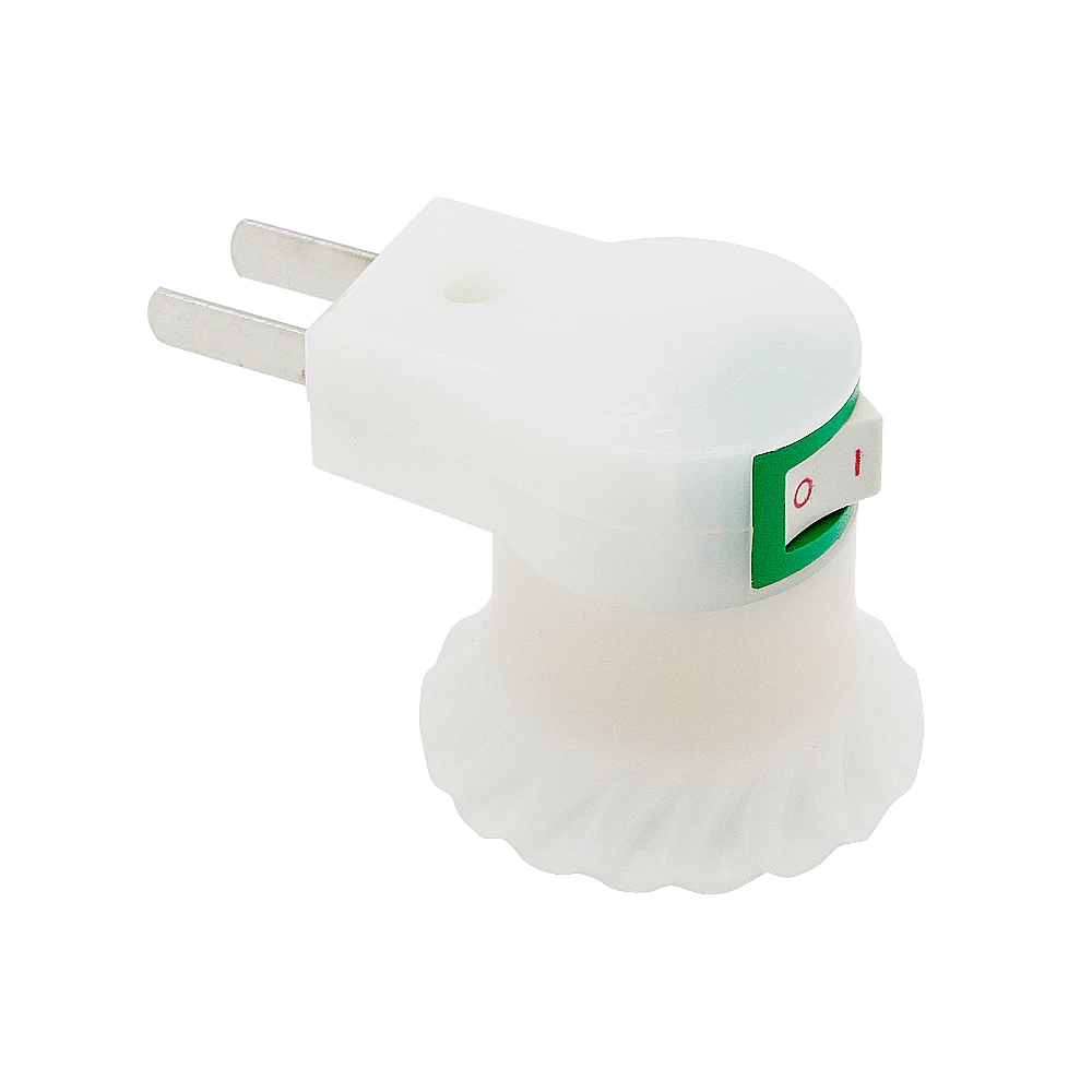 Портативный ЕС США штекер E27 лампа держатель светильник адаптер конвертер с