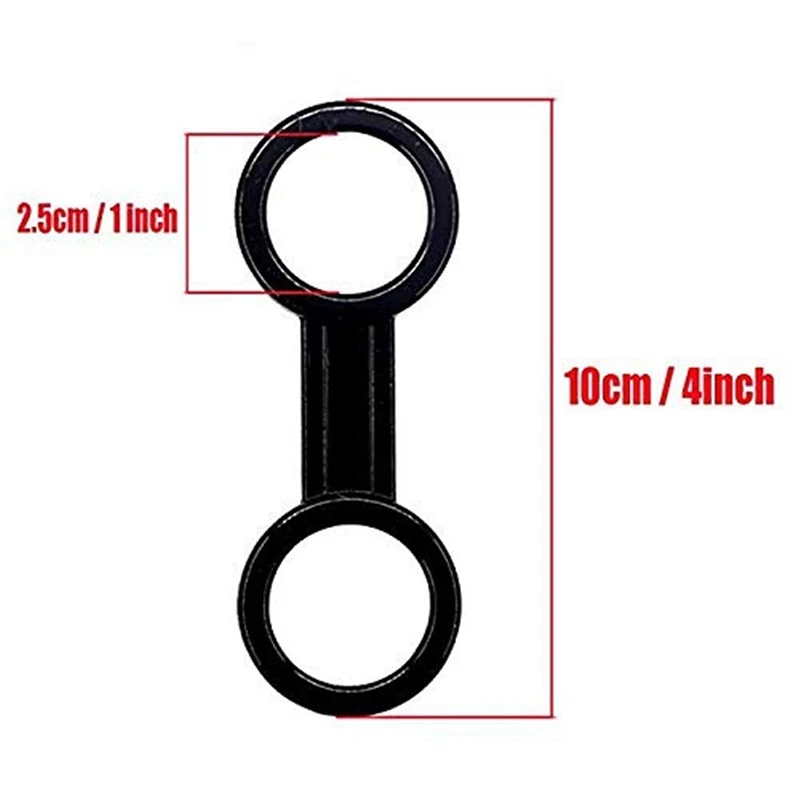 Зажимы для ремешка маски для подводного плавания из силикона, комплект из 8 штук.