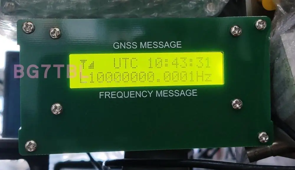 Изготовитель: BG7TBL 10 МГц LCD-GNSS пульсированный генератор с поддержкой GNSS GPS BDS GLONASS