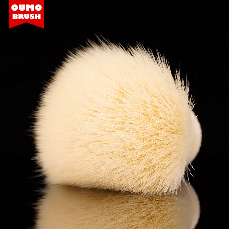 

OUMO BRUSH-Cream white synthetic hair knot shaving brush knots(New hair)