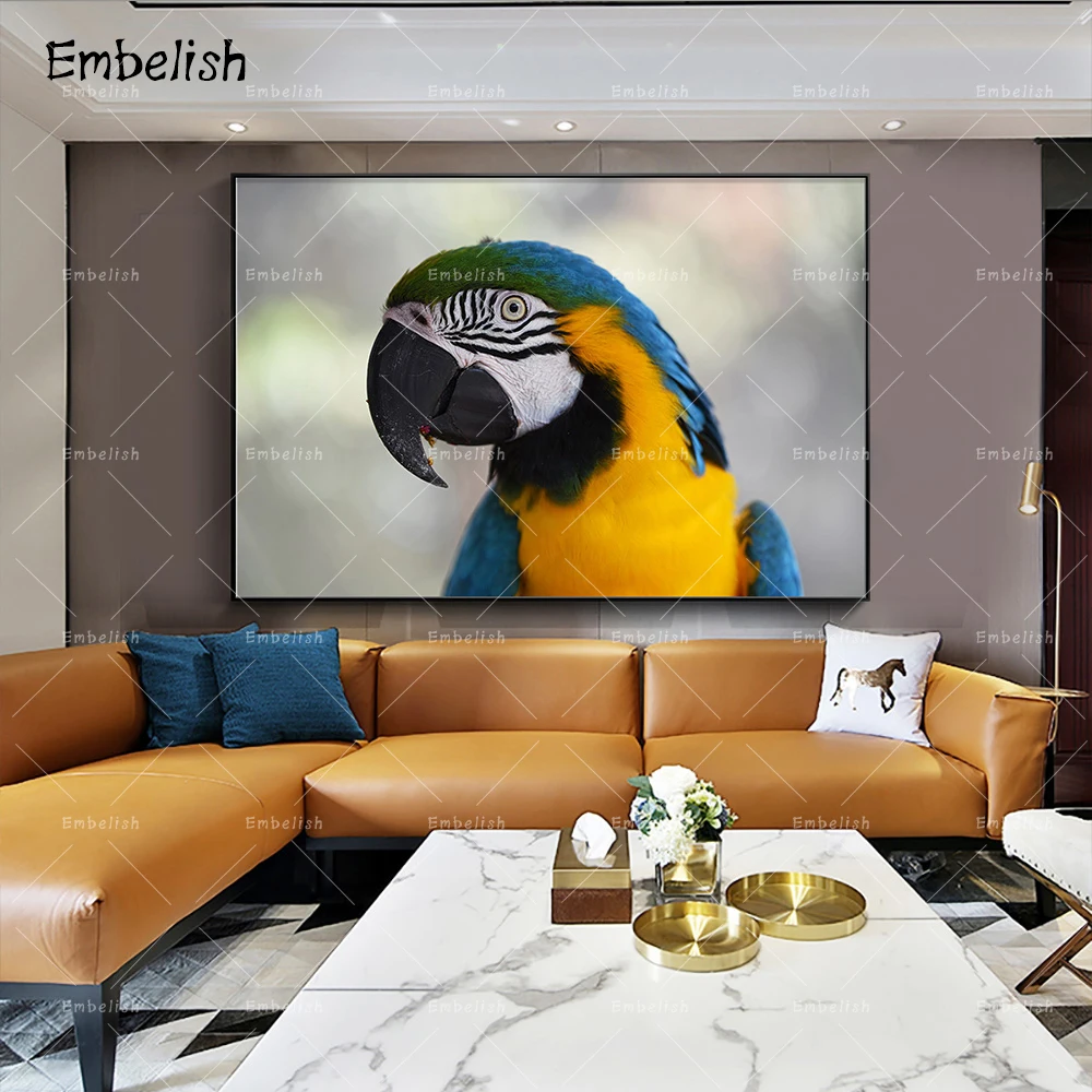 1 сплошная изящная одежда для купания в виде попугаев из Настенные рисунки с