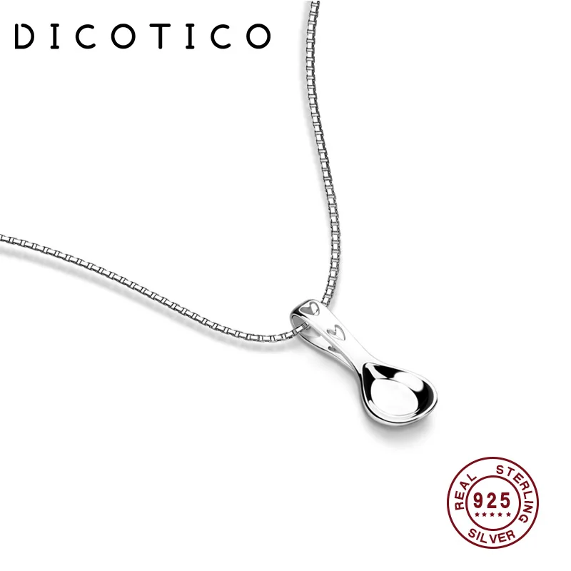 Dicotico изящные ювелирные изделия 925 пробы ожерелья с кулоном для женщин трендовая