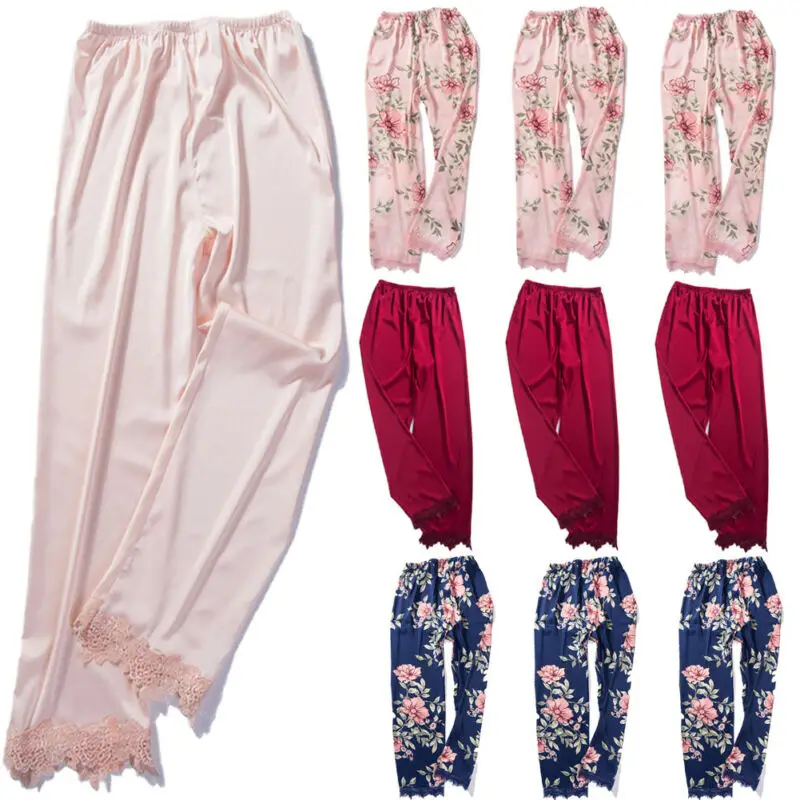 Женский Шелковый Атласный пижамный комплект, пижама, одежда для сна, костюм для отдыха