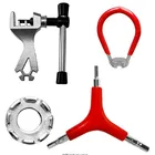 Велосипедный спицевый гаечный ключ для сосков, 8 способов, гаечный ключ для обода велосипеда, оцинкованный ремонтный инструмент, набор инструментов для ключей для велосипеда