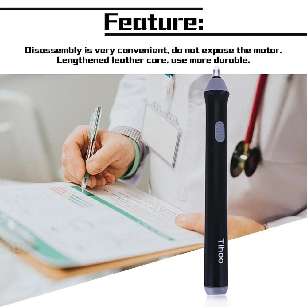 

Electric Eraser Office School Students for Sketch Writing Drawing Battery Powered Electric Eraser Students Stationery Gift
